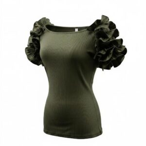 CAMISETA CON VOLANTES